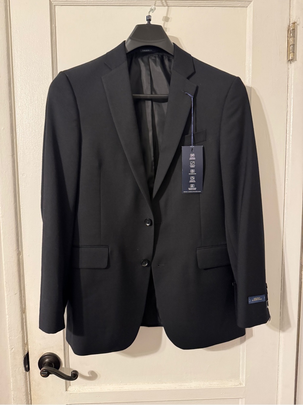 Stafford men suit jacket Sz 40 regular  retail $200
